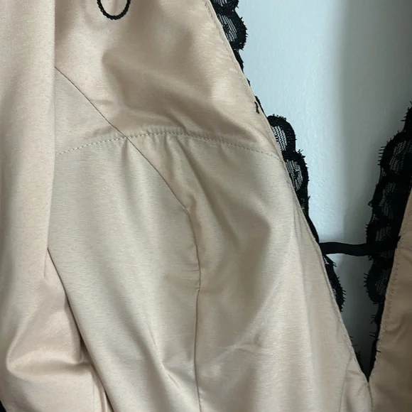 Aidan Mattox Black and Nude Gown - Picture 7 of 9